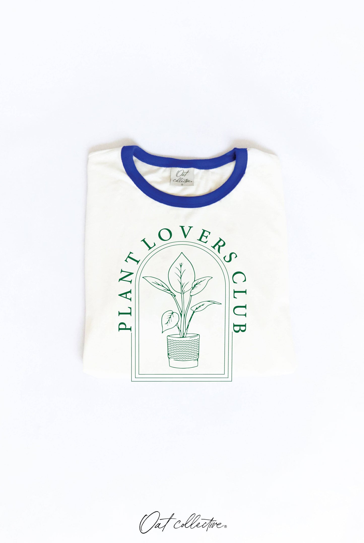 PLANT LOVERS CLUB Ringer Graphic Top