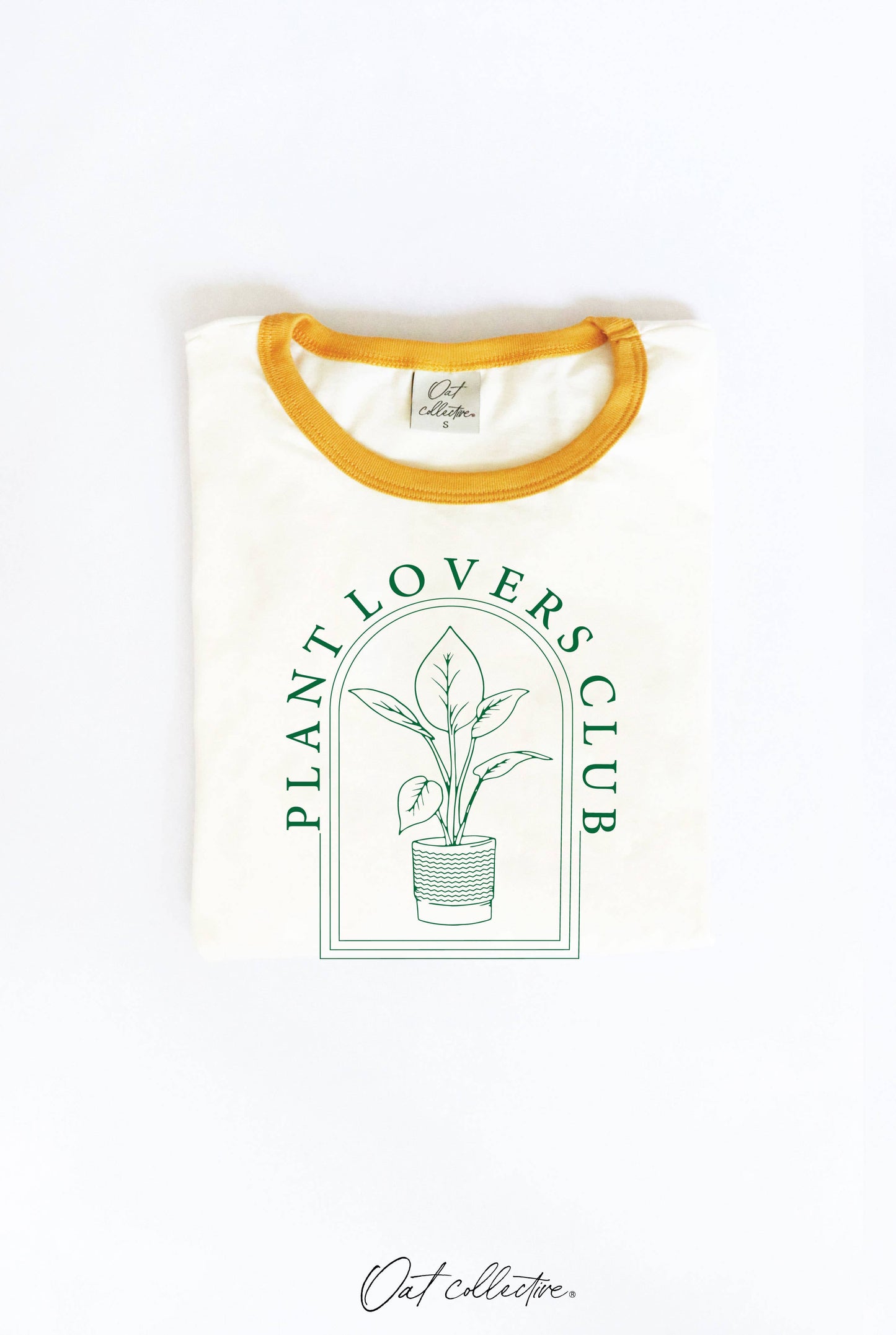 PLANT LOVERS CLUB Ringer Graphic Top