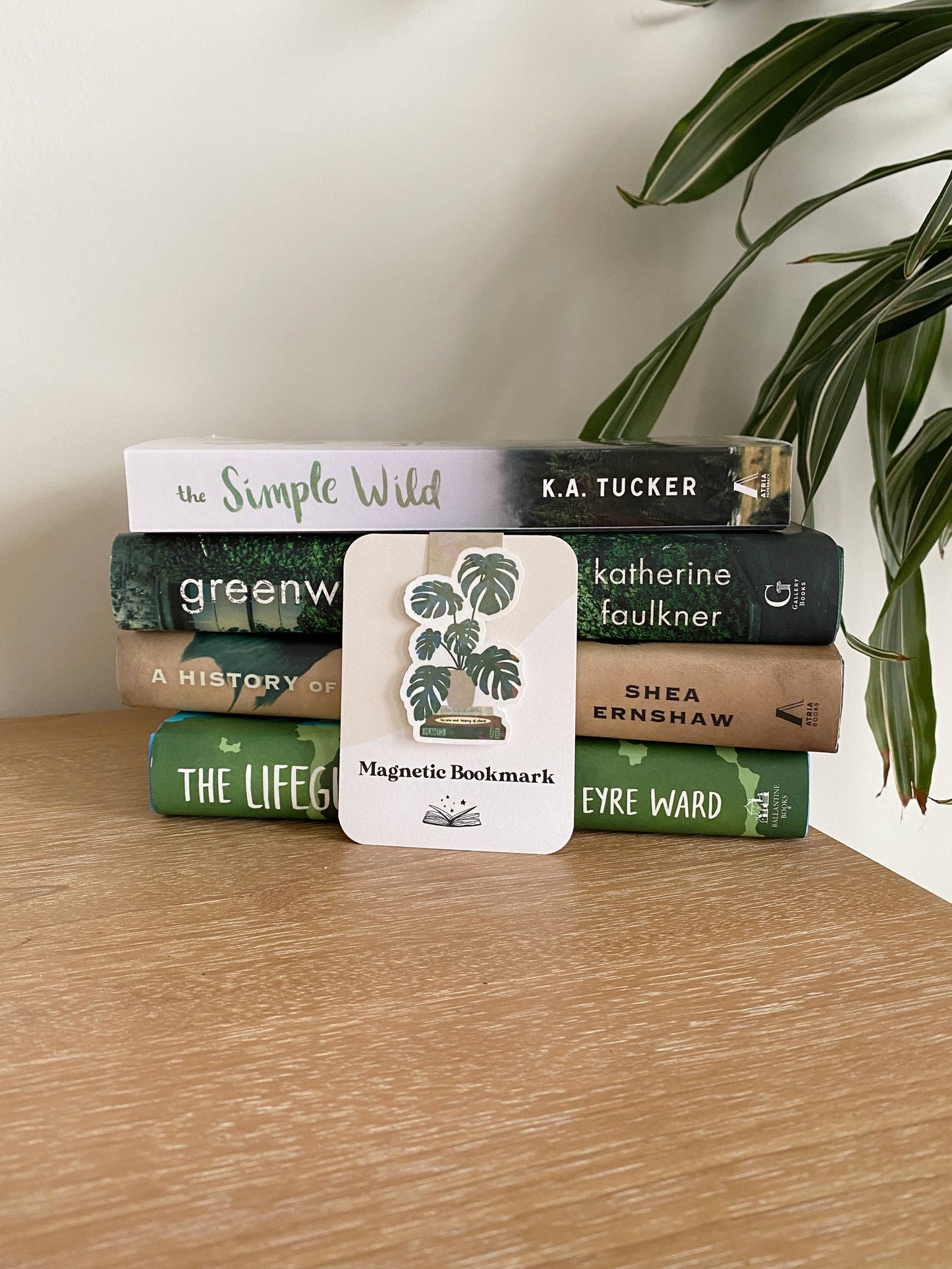 Monstera Book Stack Magnetic Bookmark