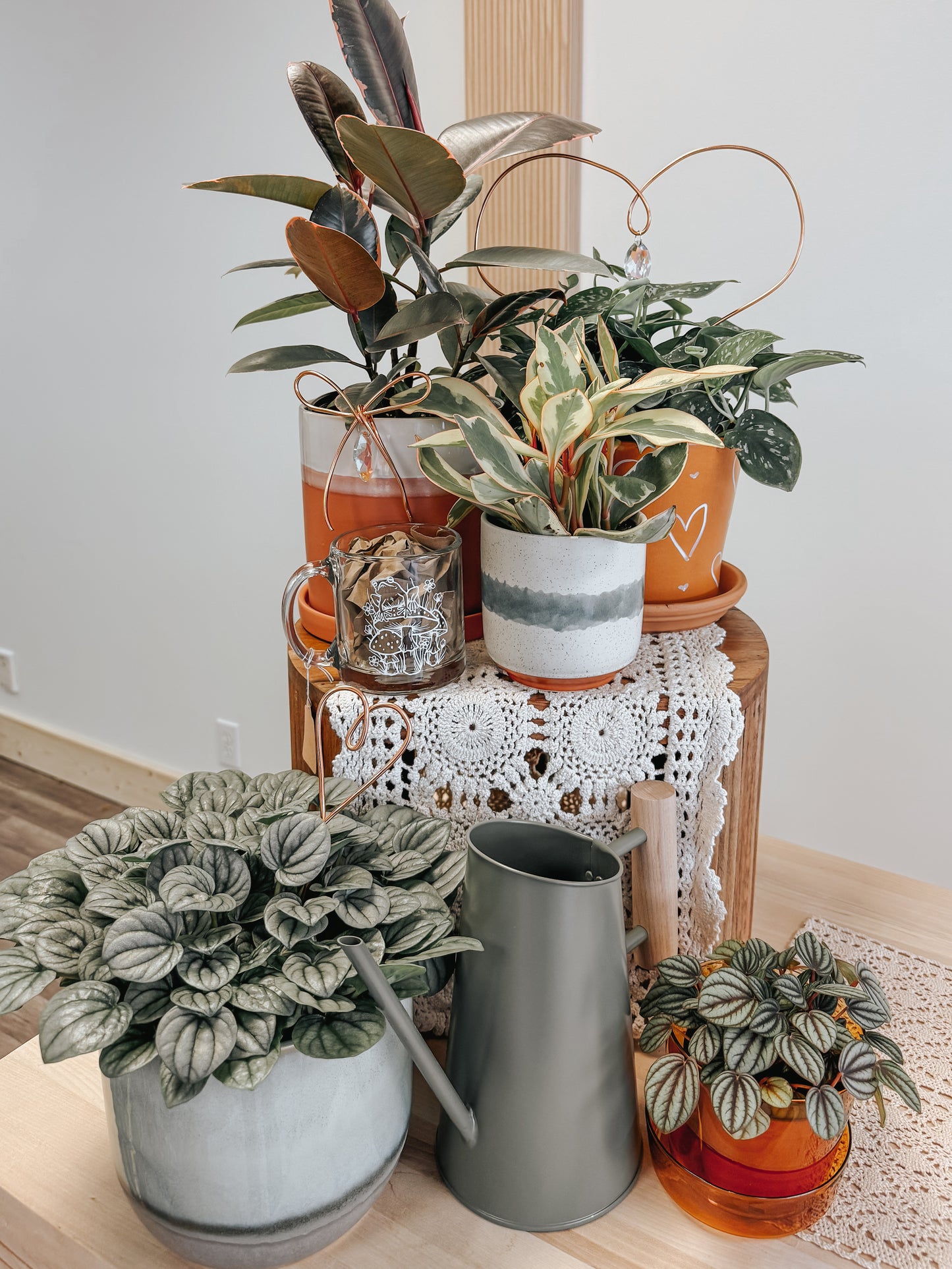 Valentine’s Day Painted Planter and Trellis Workshop 2/8 @ 4pm