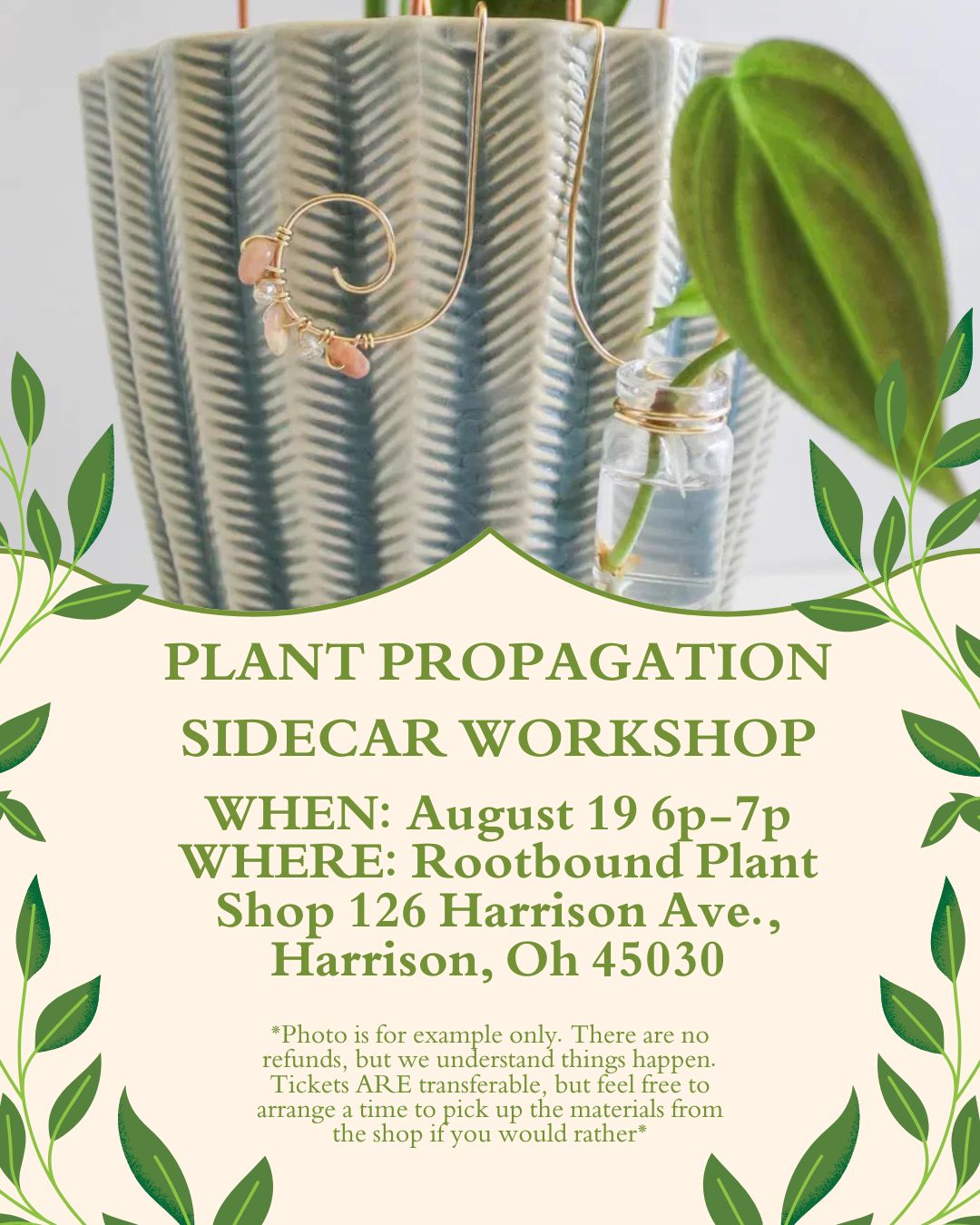 Plant Propagation Sidecar Workshop