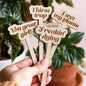 Funny Wooden Plant Markers