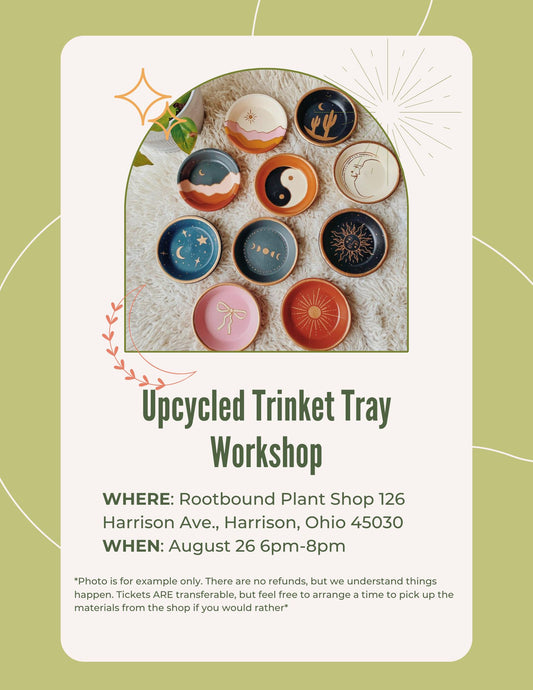 Upcycled Terracotta Trinket Tray Workshop
