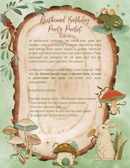 Birthday Party Reservation